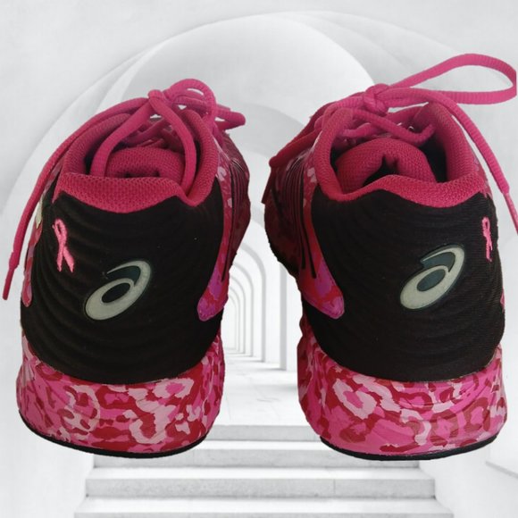 ASICS 7 FUZEX FUZEGEL PINK ROSE RUNNING SHOES - Picture 8 of 14